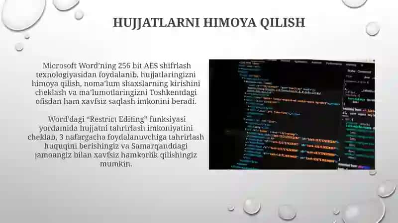 Microsoft Word matn muharriri 3