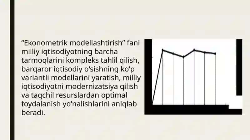 Ekonometrik model yaratish 3