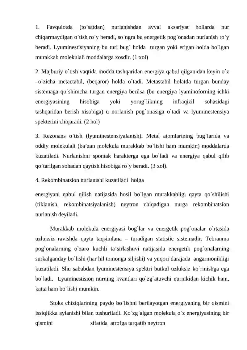 Molekulalarning magnit xususiyatlari 3