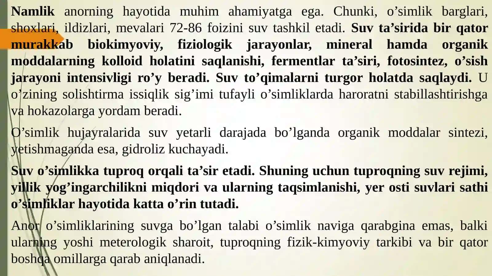 ANORNI TASHQI MUHIT OMILLARIGA BO’LGAN TALABI 3