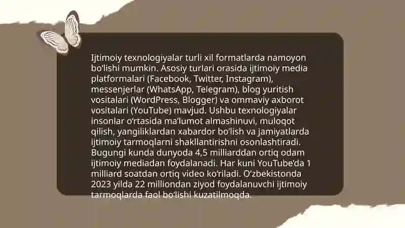 Ijtimoiy texnologiyalar shakllari va turlari 3