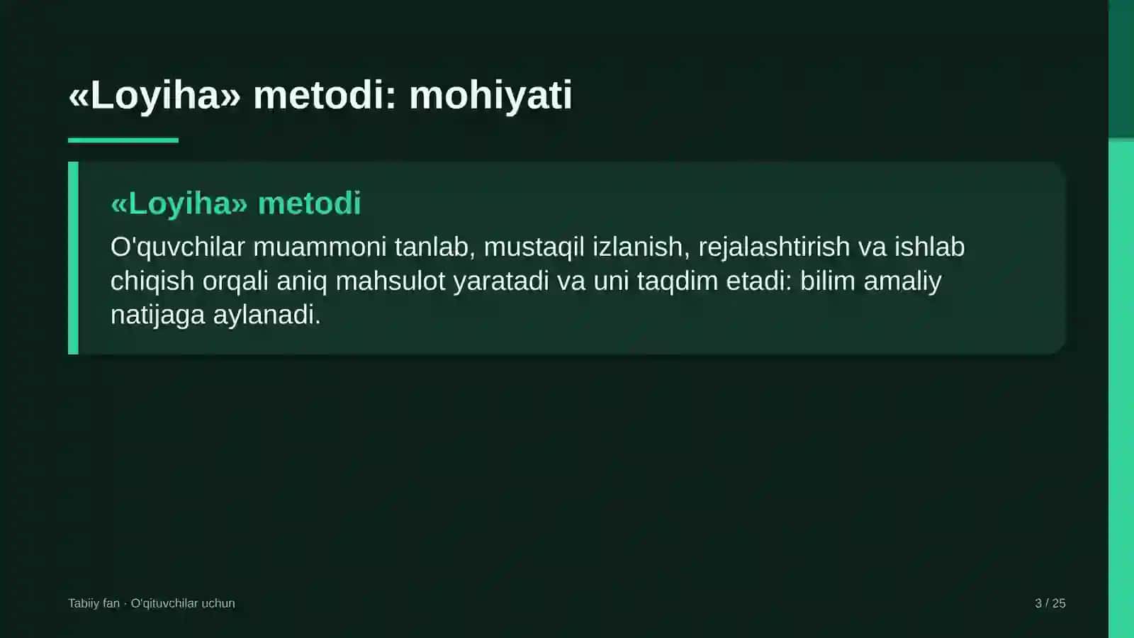 tabiiy fan darslarida loyiha metodidan foydalanish 5326 3