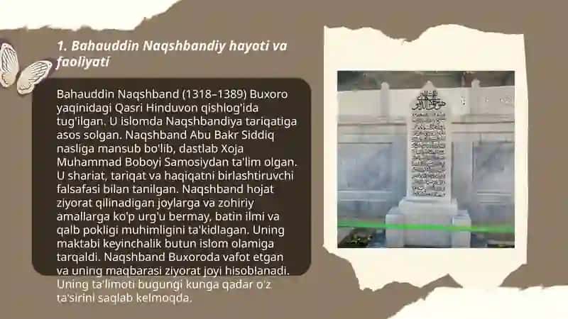 Bahauddin Naqshbandiy taraqqiyoti manaviy ahamiyati 3
