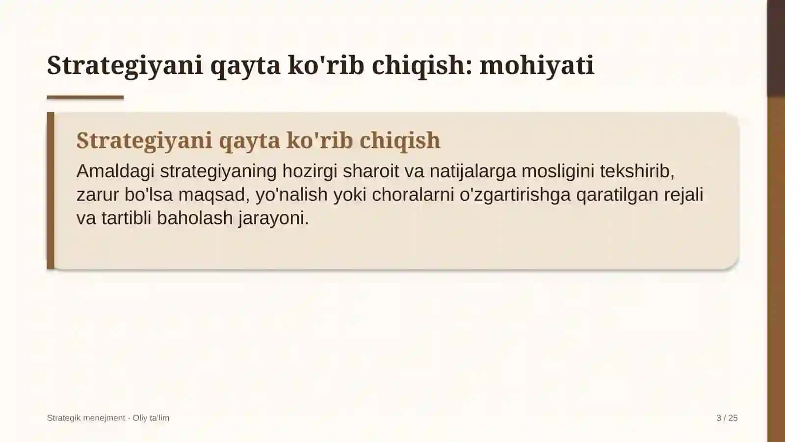 xizmat ko'rsatish sohasida strategiyani qayta ko'rib chiqish 2320 3