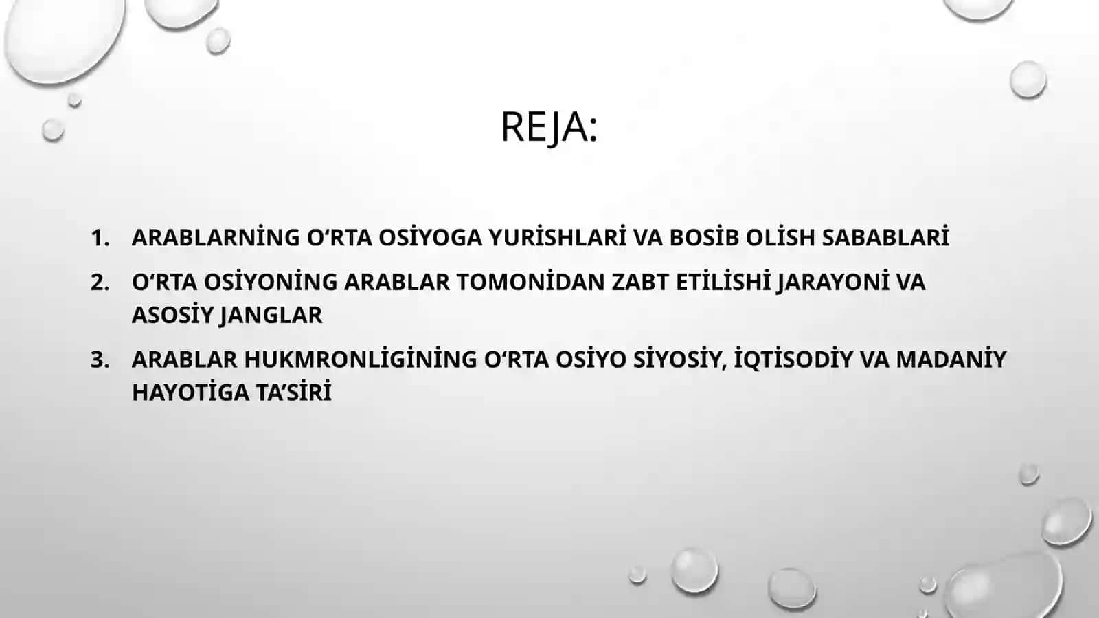 O'zbekiston tarixi fanidan mustaqil ishi 3