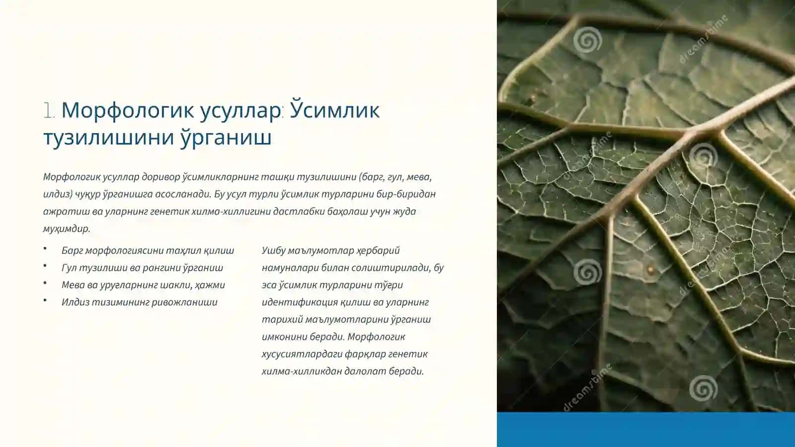 Доривор ўсимликлар генофондини ўрганишда қўлланиладиган асосий усуллар 3