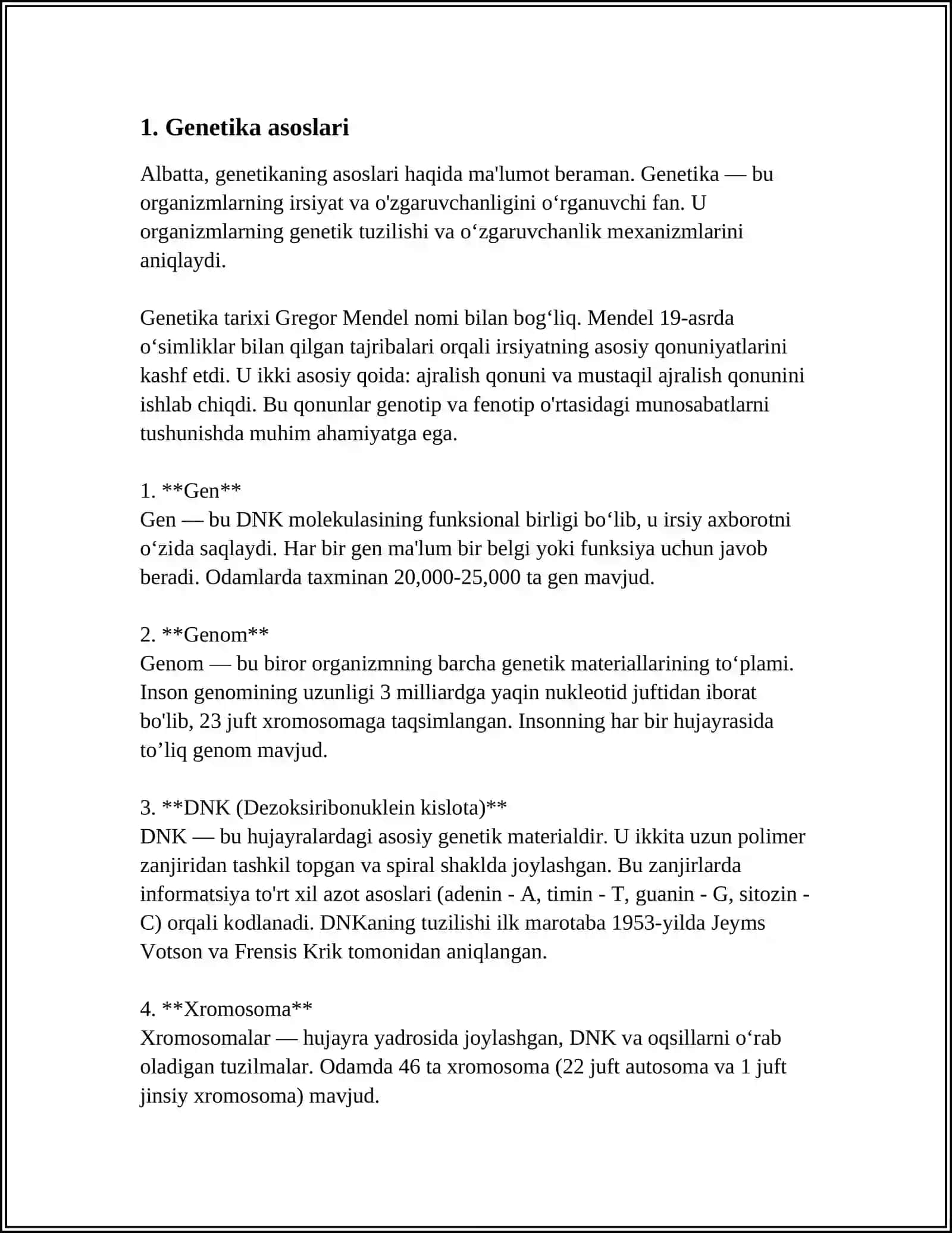 MAXSUS POPULYATSIYA UCHUN TESTLAR 3
