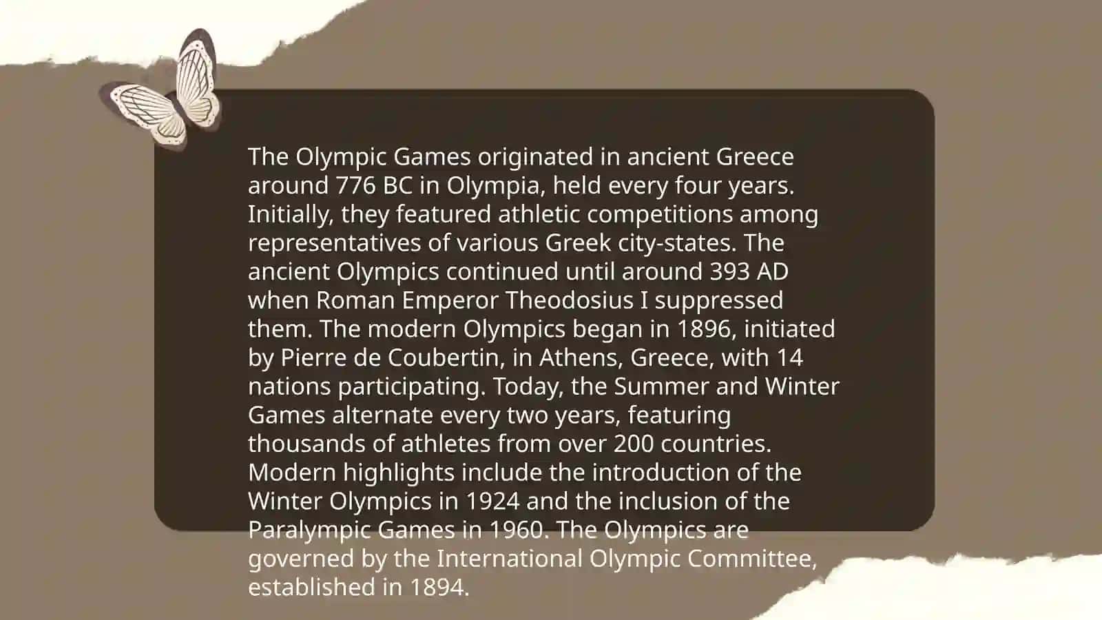 Olympic Games History 3