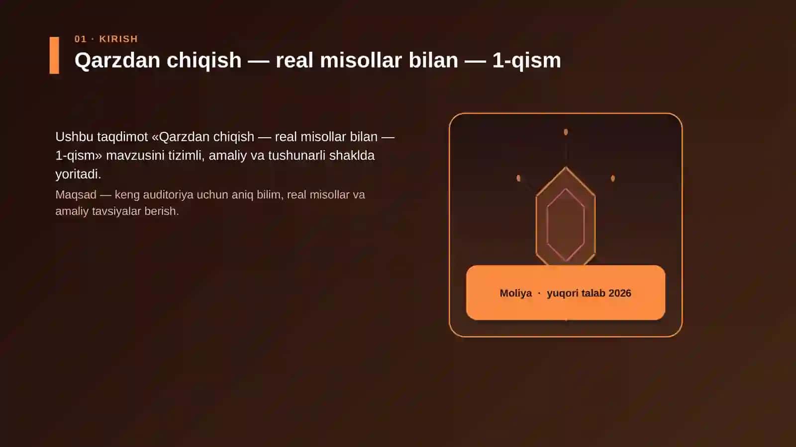 Qarzdan chiqish — real misollar bilan — 1-qism 3