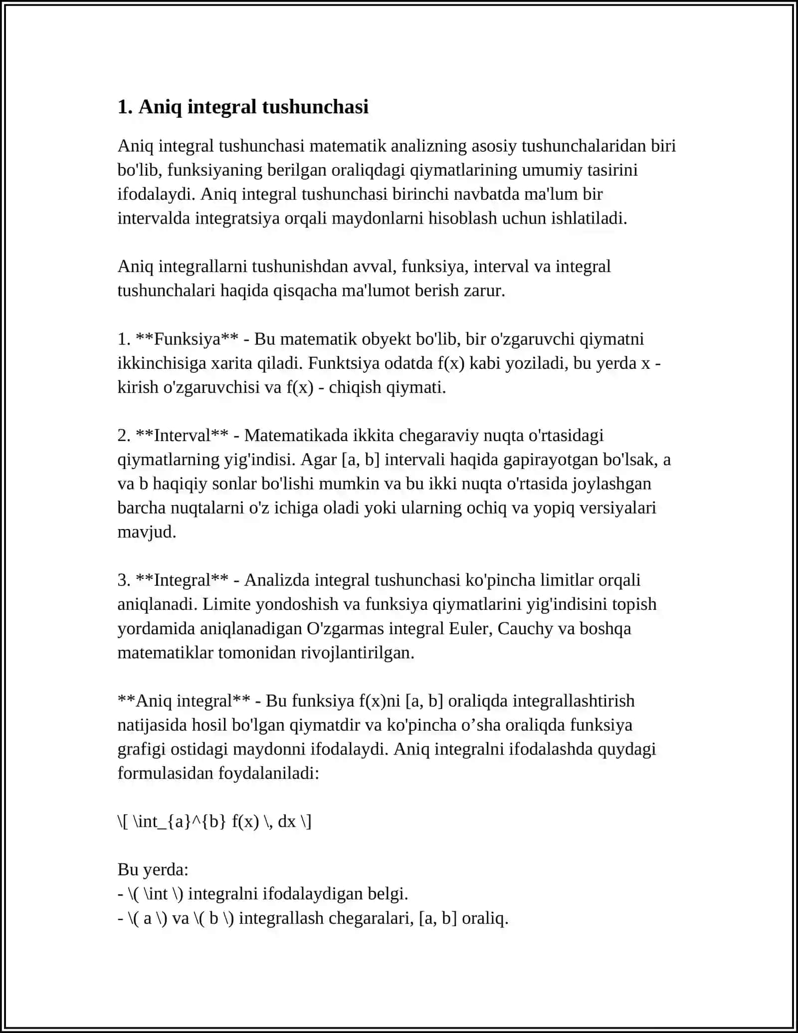 ANIQ INTEGRAL 3