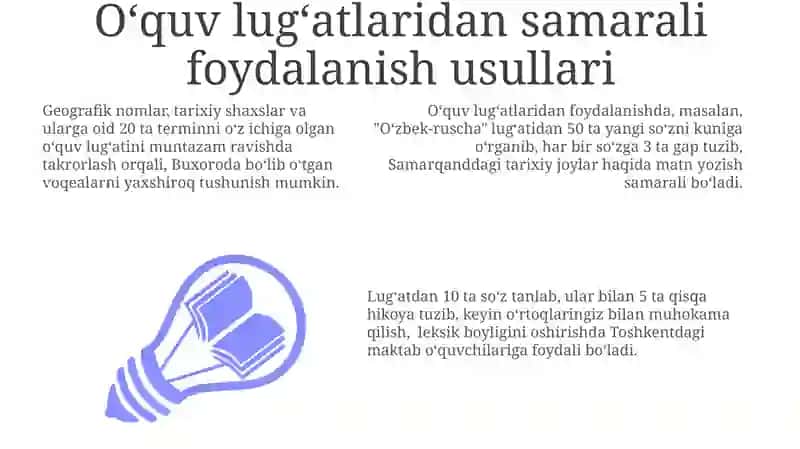 Oʻquv lugʻatlari uchun metodlar 3