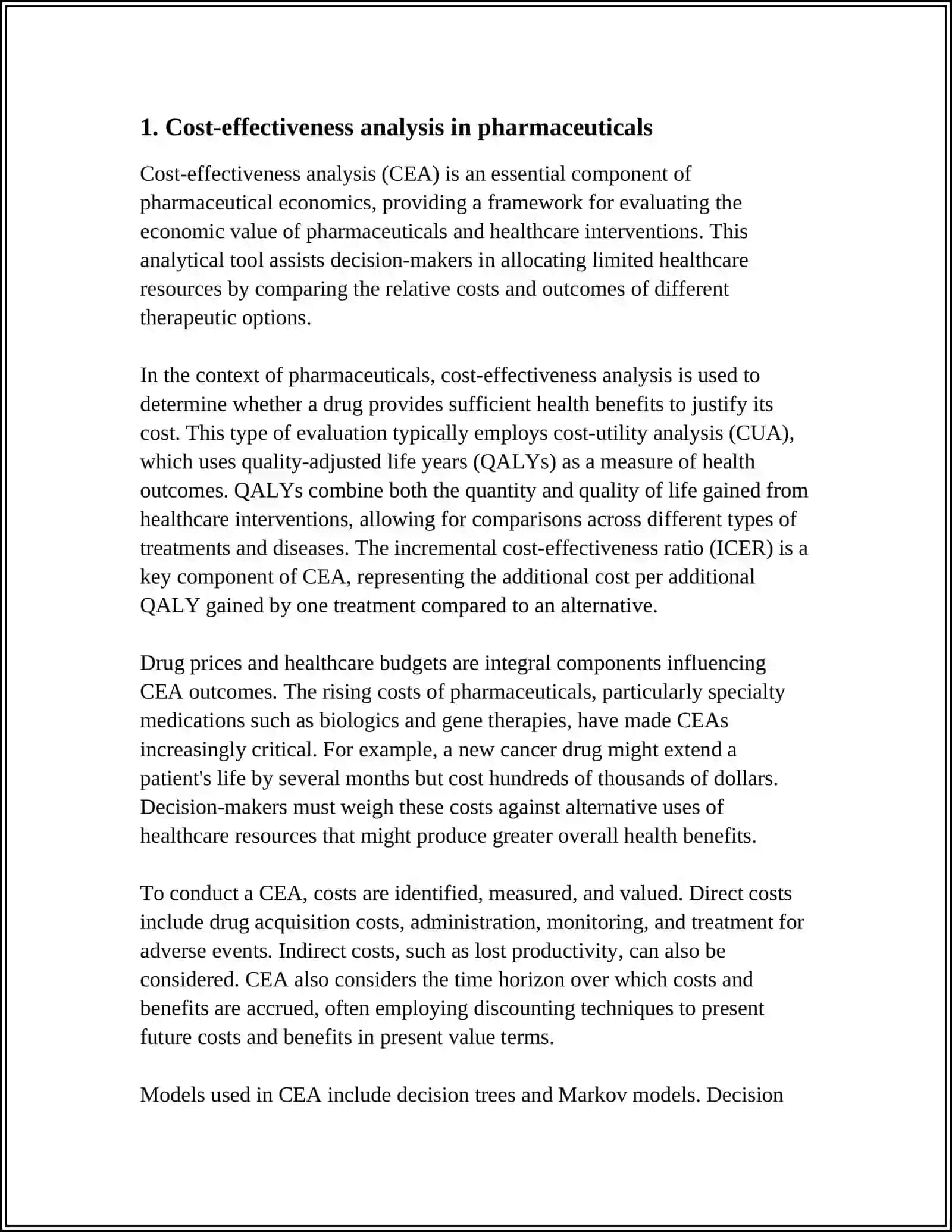 PHARMACENTICAL ECONOMICS 3