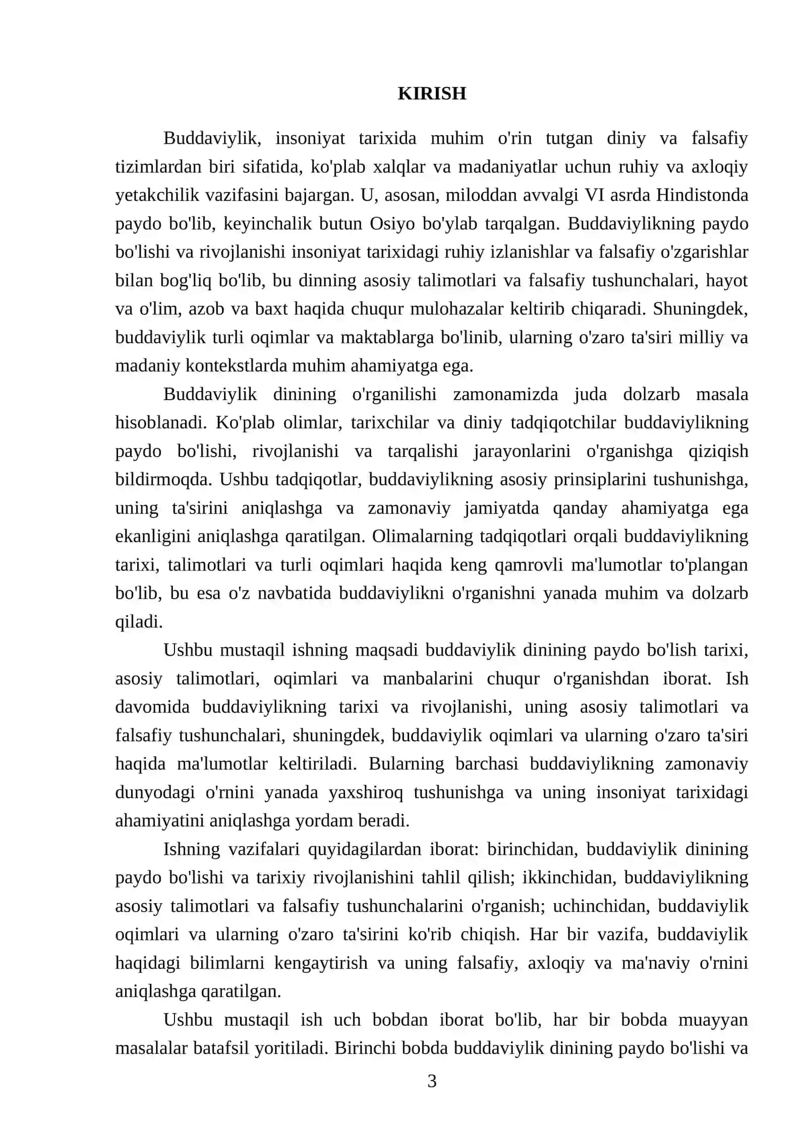 Buddaviylik dinining paydo bo‘lish tarixi, asosiy talimotlari, oqimlari va manbalari 3