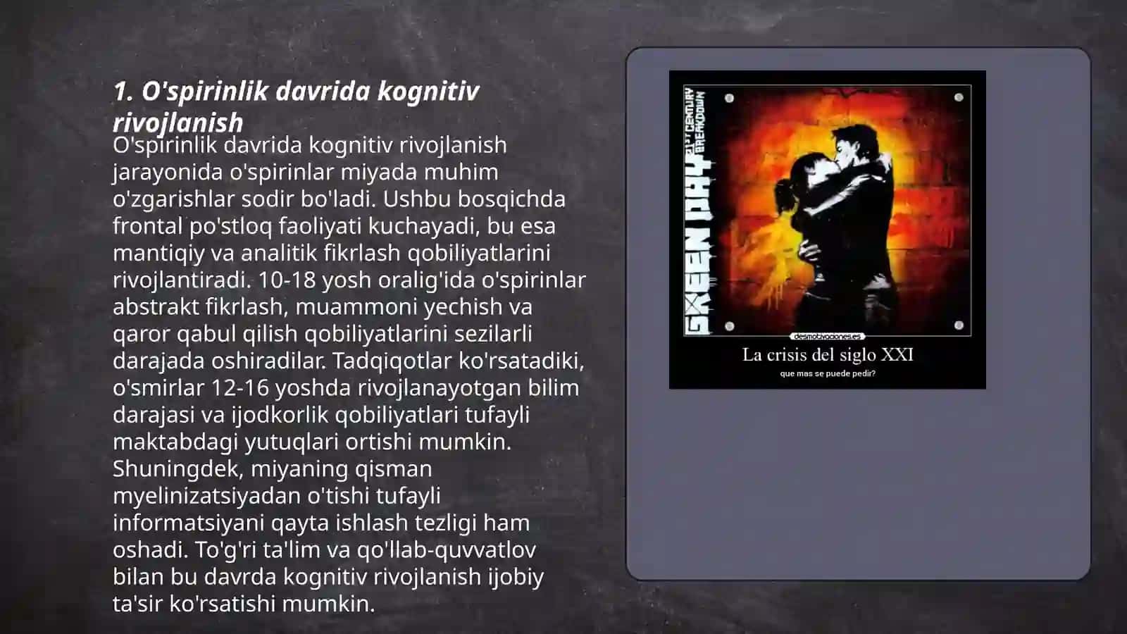 Ilk oʼspirinlik va yoshlik davrida psixik rivojlanish xususiyatlari 3