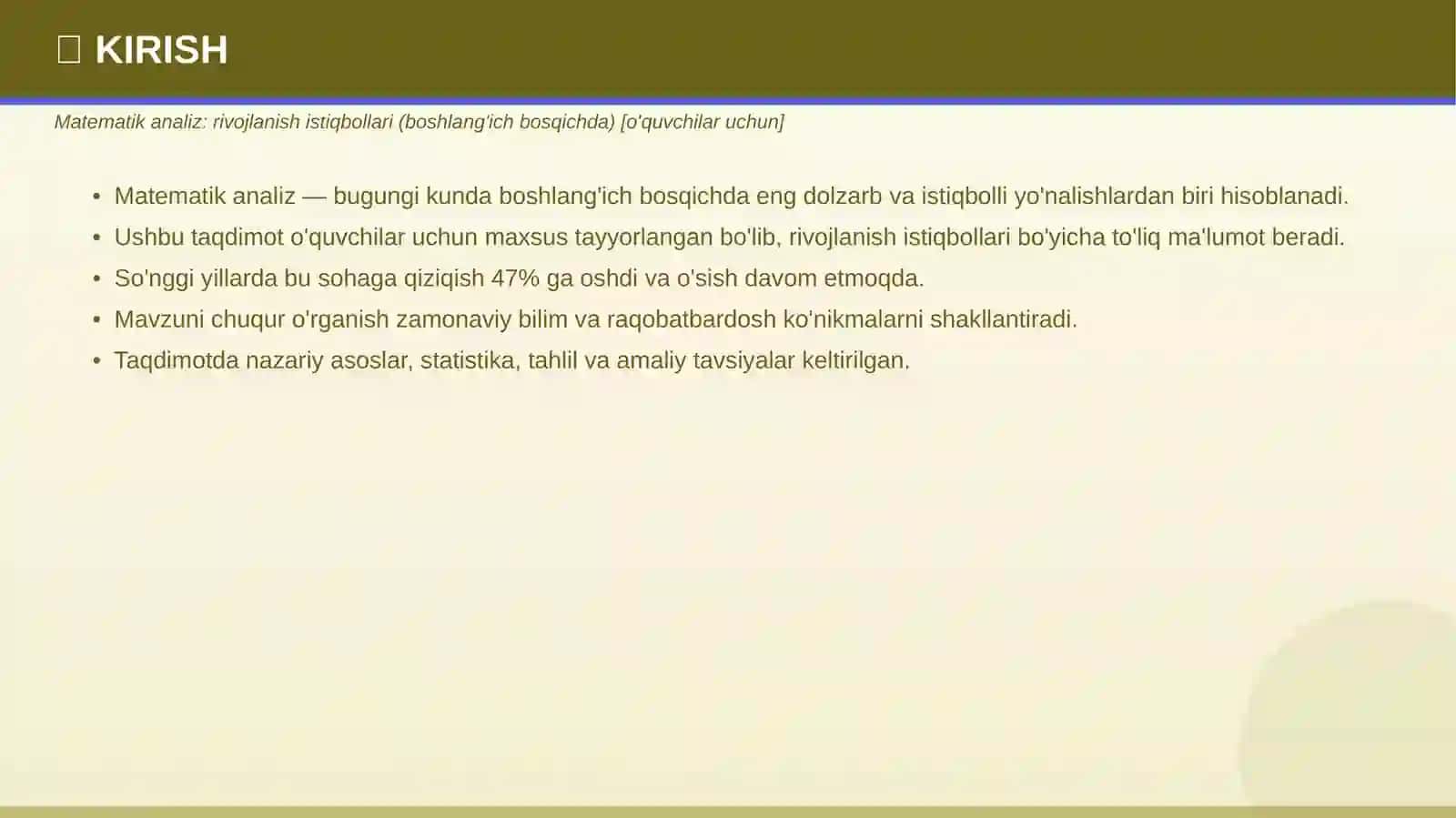 Matematik Analiz 3
