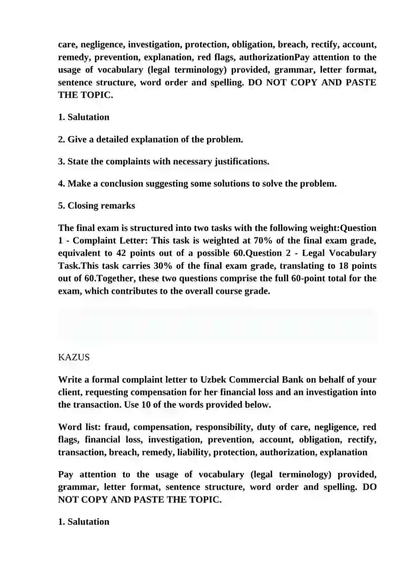 Legal English 3