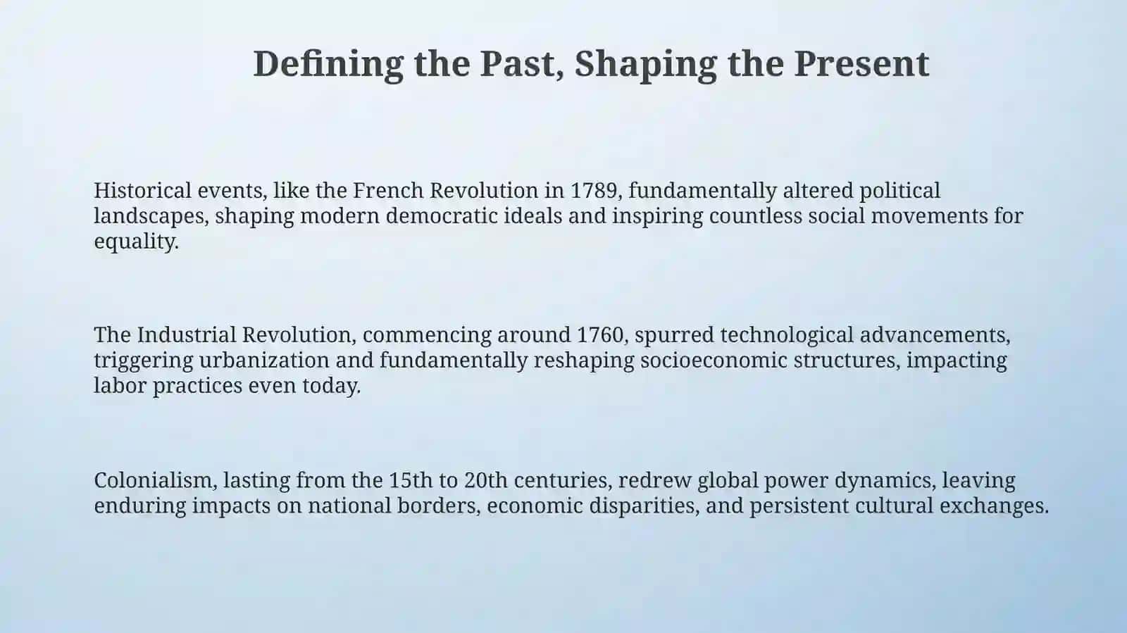 Major Historical Events 3