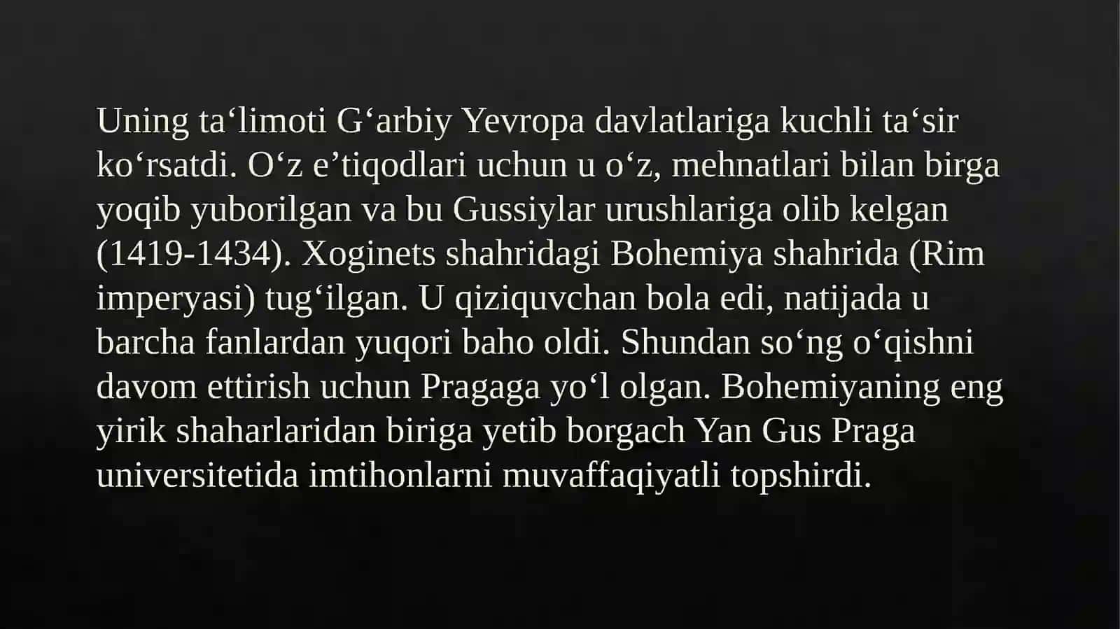 Yan Gusvauningta‘limoti 3