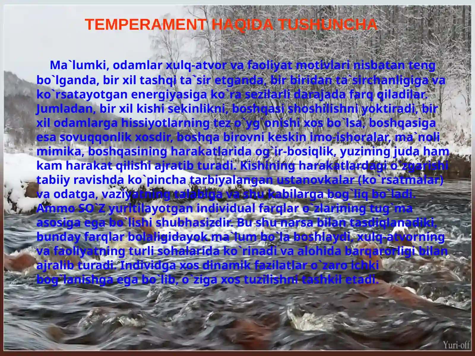 Temperament va faoliyat uslubi 3