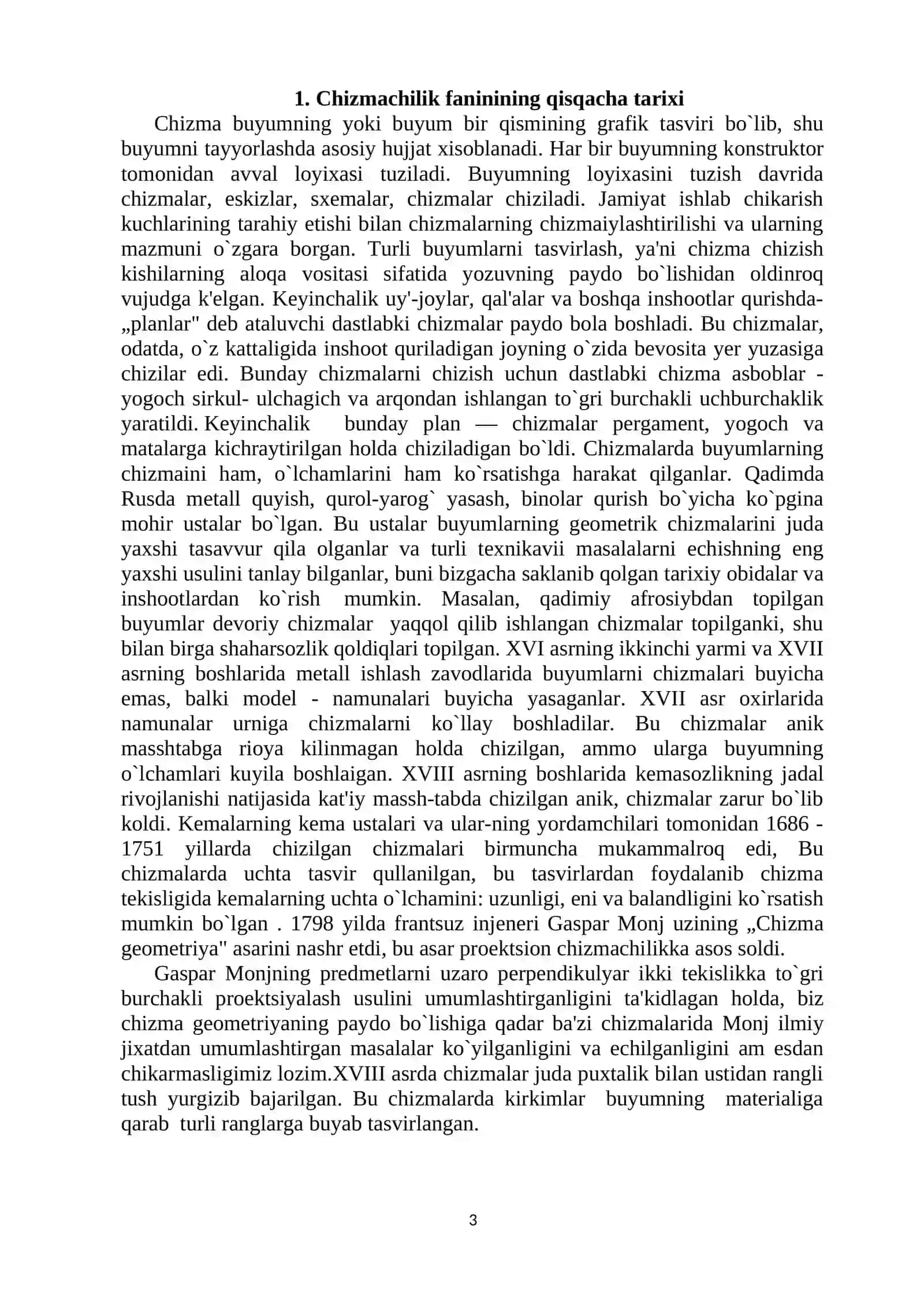 Detal texnik rasmini tuzish 3