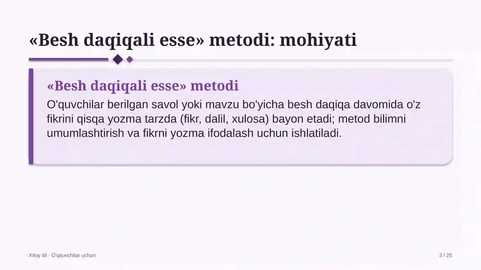 xitoy tili darslarida besh daqiqali esse metodidan foydalanish 9747 3