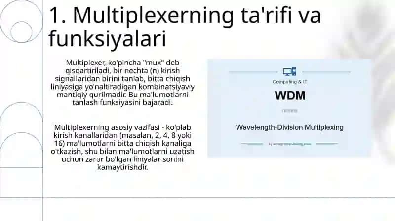Multipleksorni hisoblash 3
