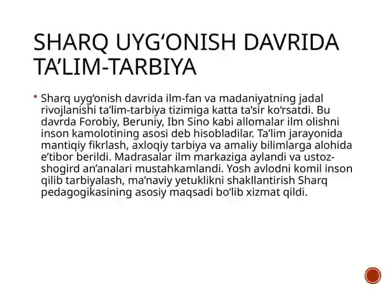 Mustaqil ta'lim topshiriqlari haqida taqdimot 3