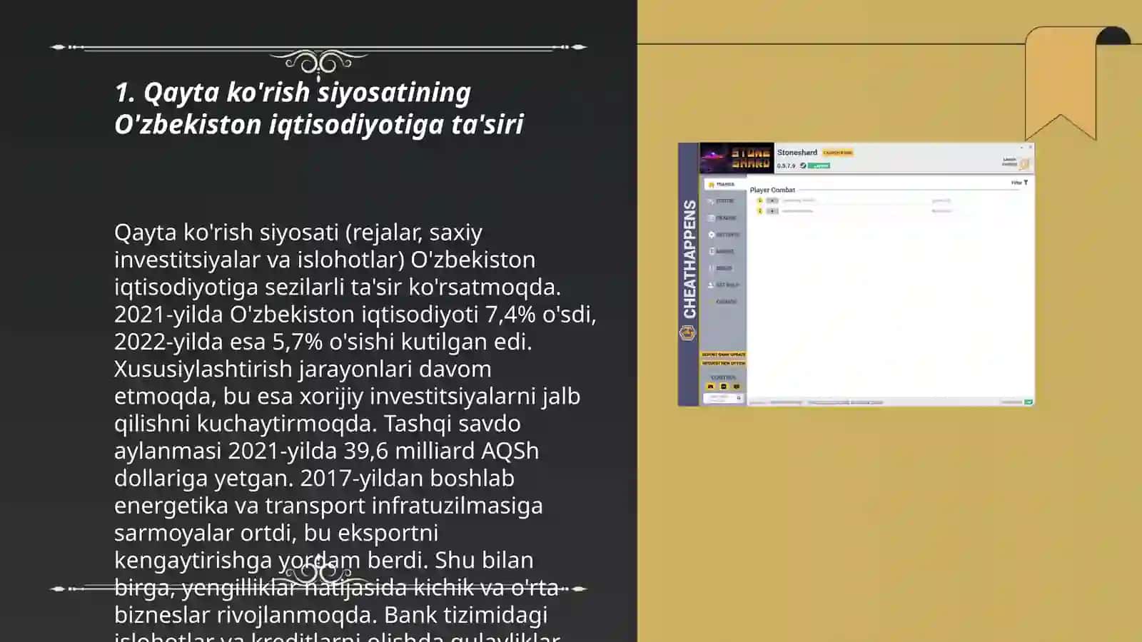 Qayta ko'rish siyosatining O'zbekistonga ta'siri 3