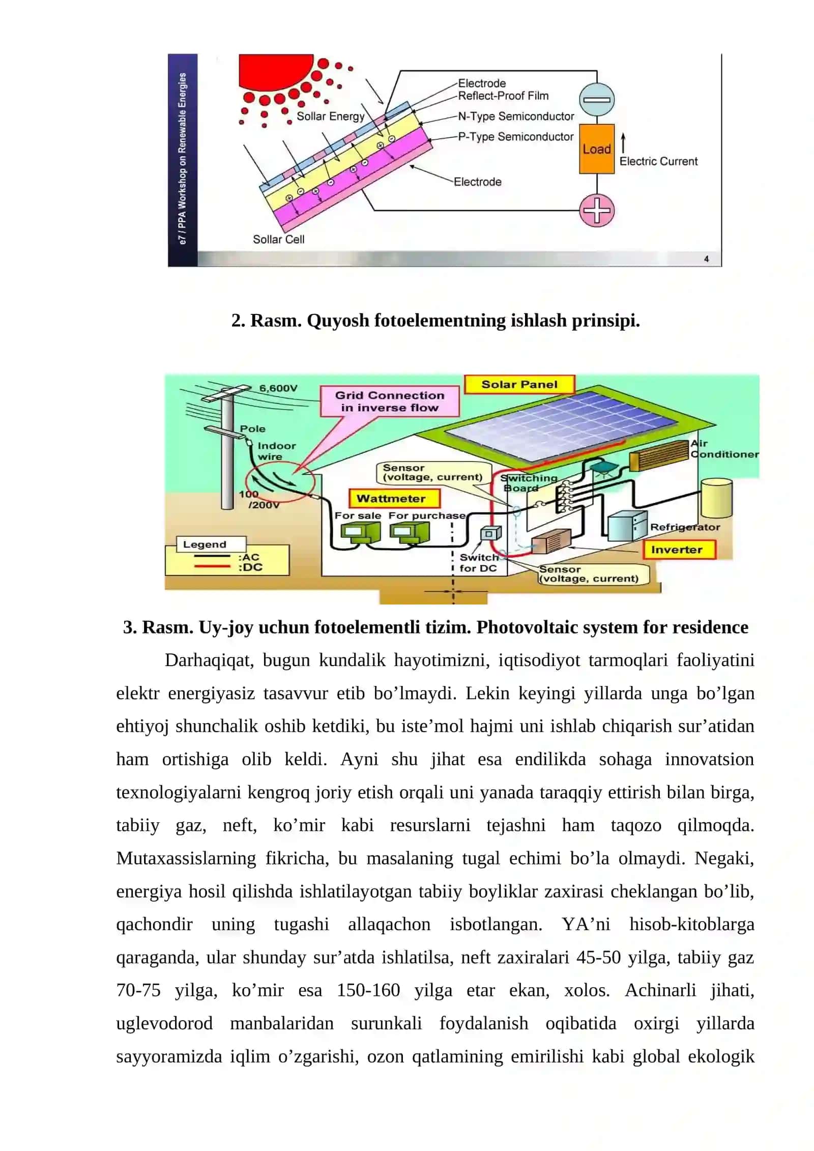 Quyosh elektr stansiyalari (QES) 3