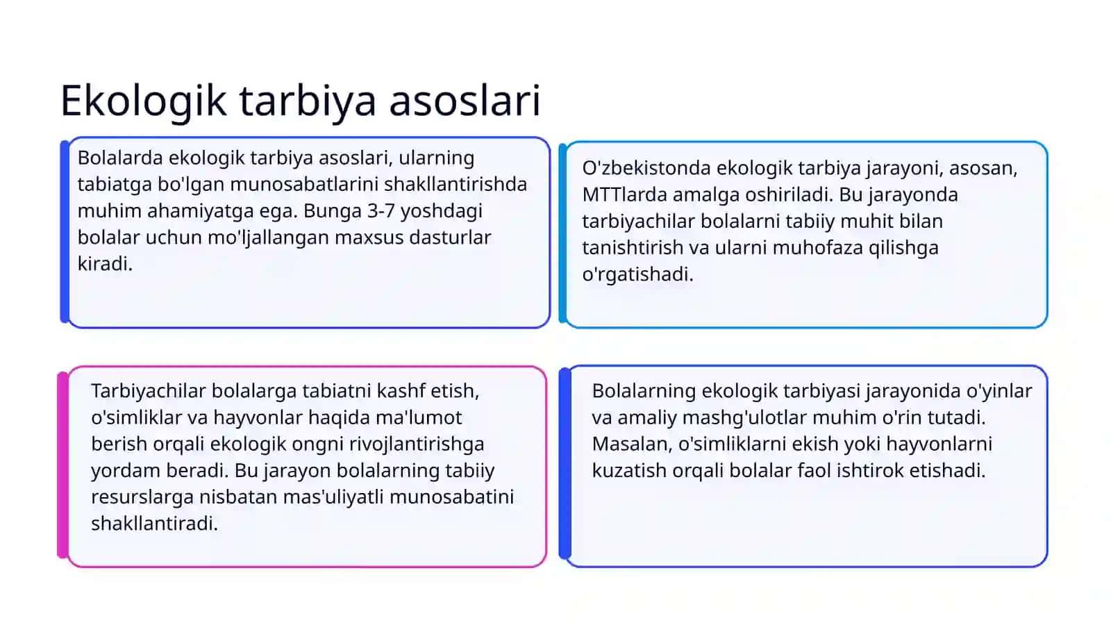 Bolalar ekologik tarbiyasi 3