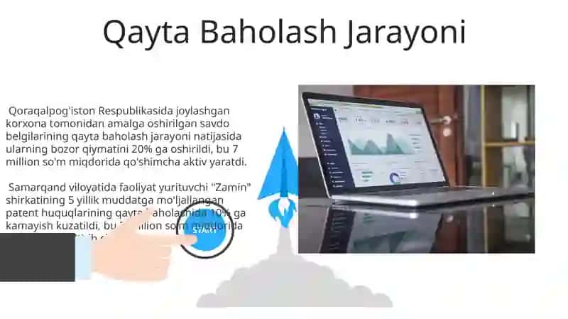Nomoddiy aktivlarni qayta baholash natijalari va ularning buxgalteriya hisobi 3