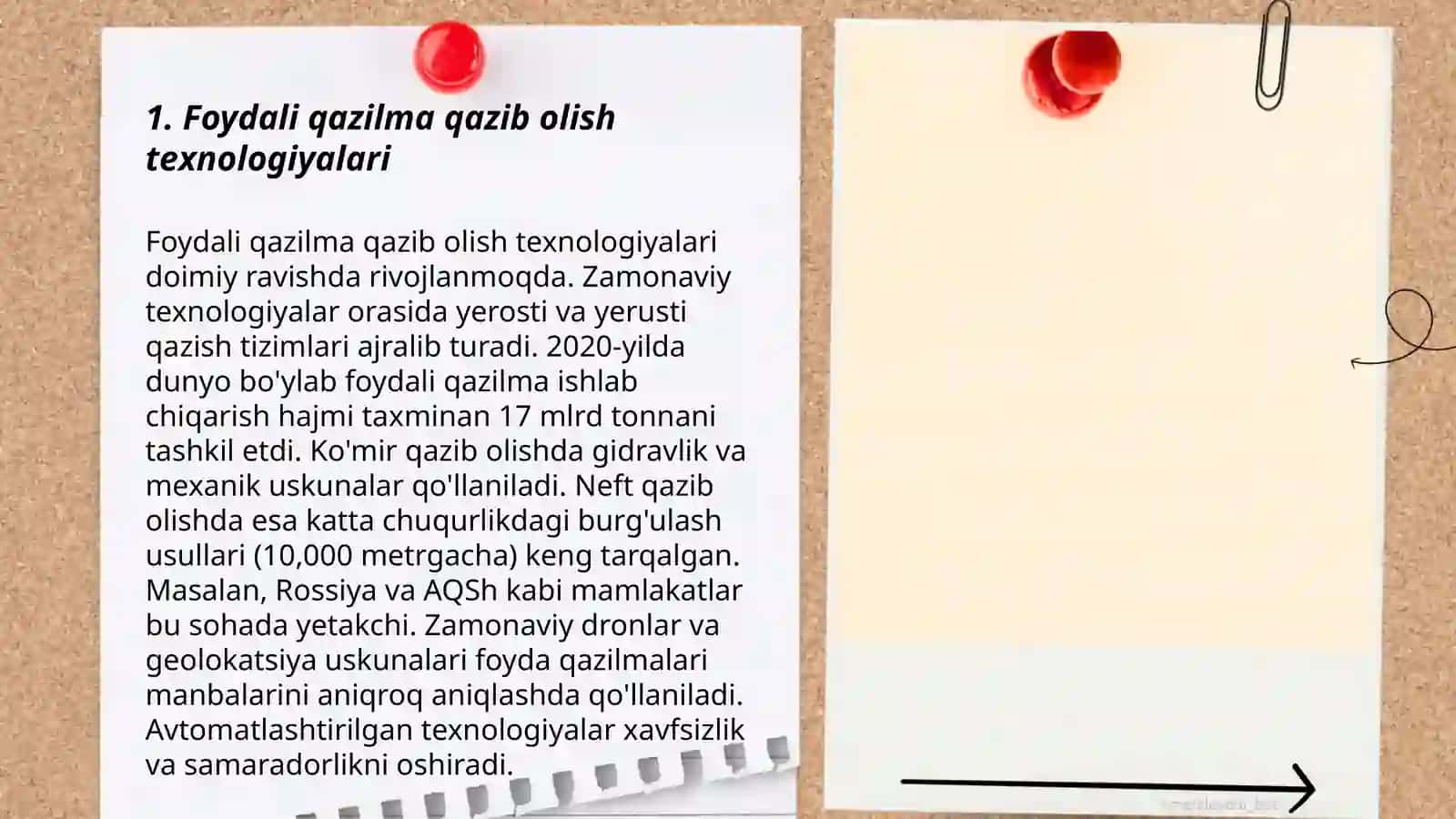 Foydali qazilma qazib olish texnologiyalari 3