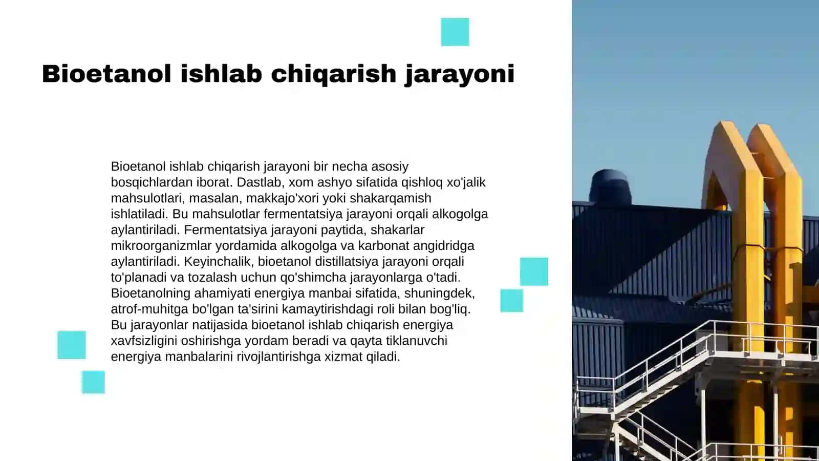 Bioetanol olish texnalogiyasi 3
