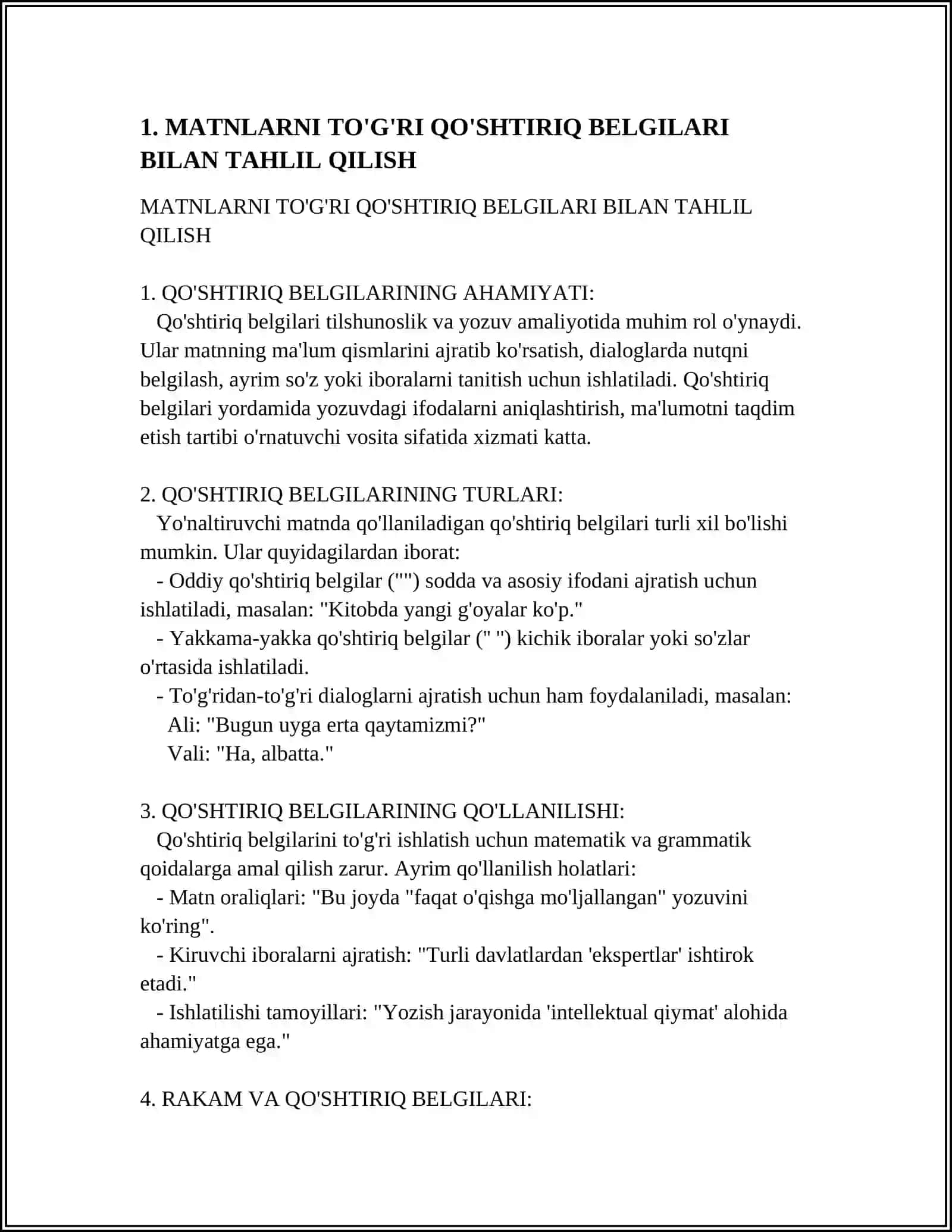 MATNLARNI PUNKTUATSION JIHATIDAN TAHLIL QILISH 3