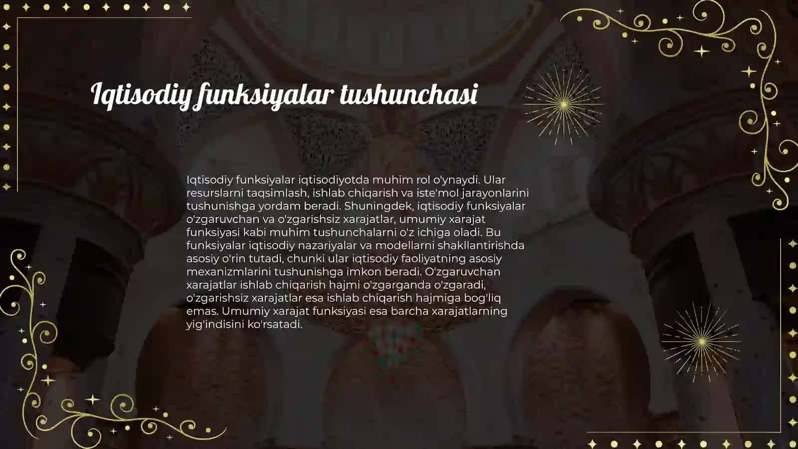 Iqtisodiy funksiyalar va ularning ahamiyati 3