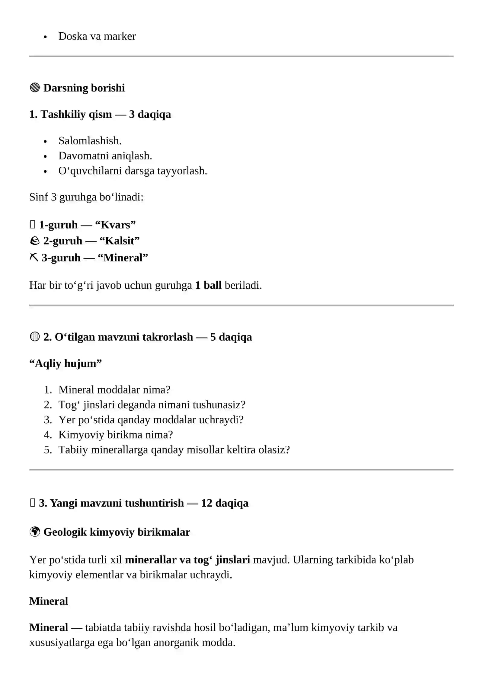 geologik kimyoviy birikmalar 3