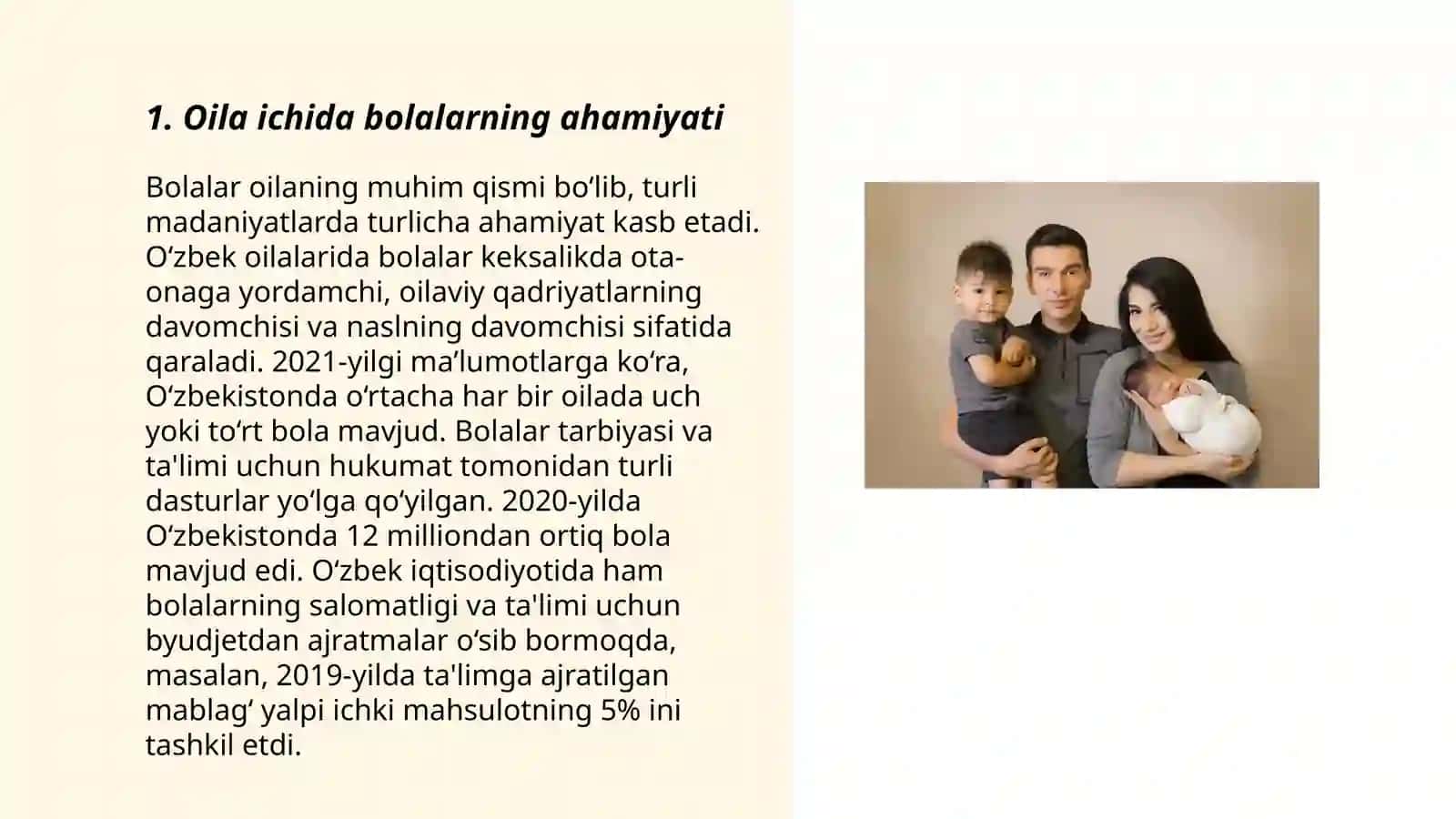 Xorijda oila va oilada bola tarbiyasiga munosabat 3