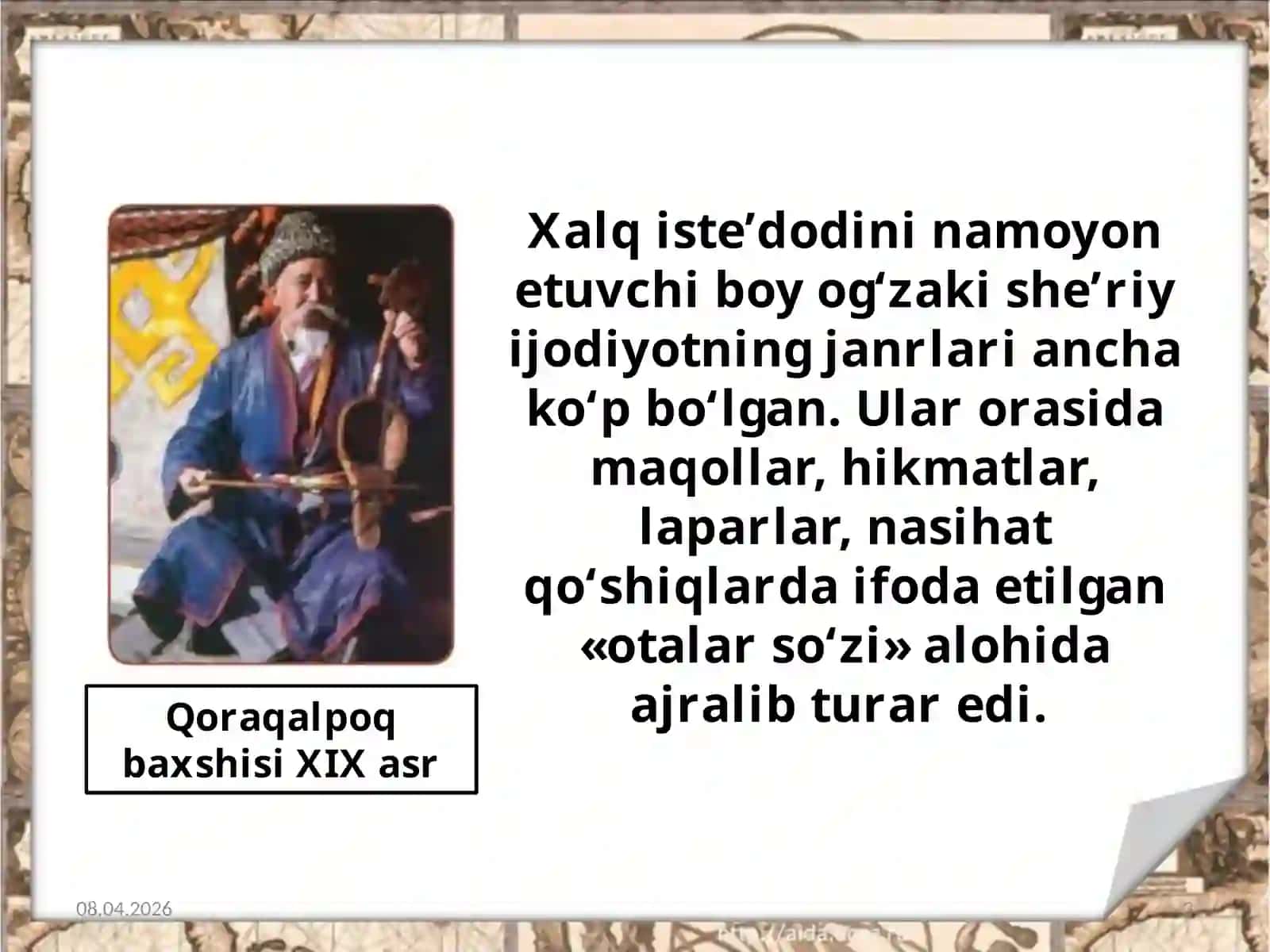 9-sinf O’zbekiston tarixi fanida rsli giasosida 24-mavzu 3