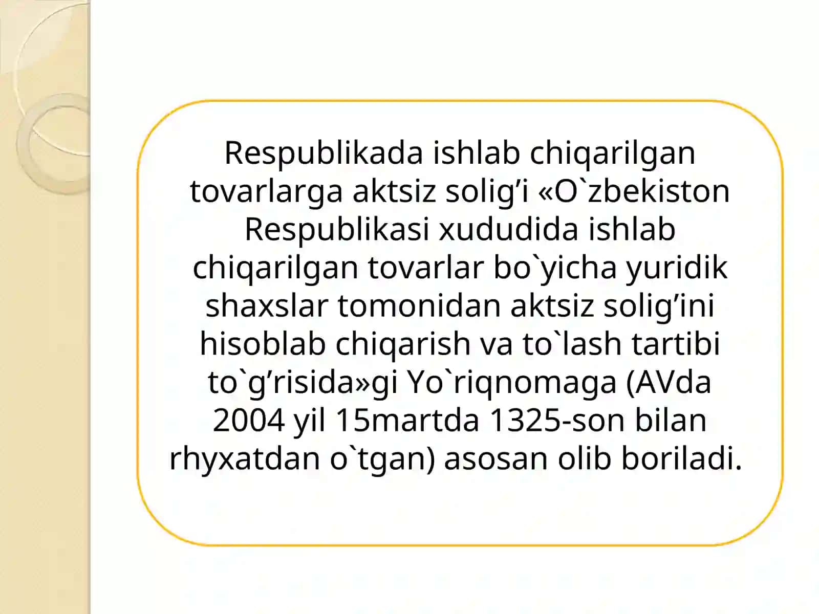 Aksiz solig’ini hisоblash va budjetga to`lash tartibi 3