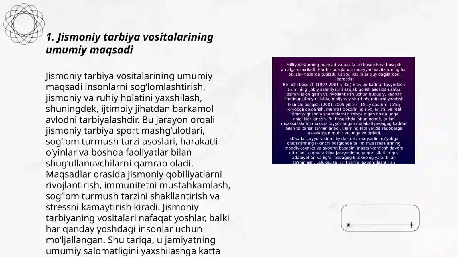 jismoniy tarbiya vositalarining tasnifi va ularni amalga oshirish 3