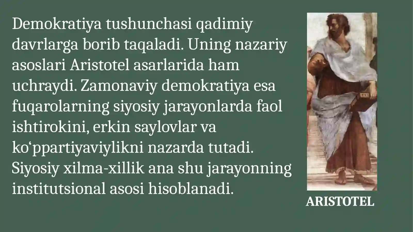Siyosiy va mafkuraviy xilma-xillik —demokratiya sharti 3
