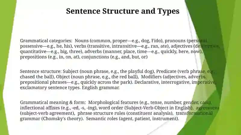 Grammatical Categories: Unveiling Meaning 3