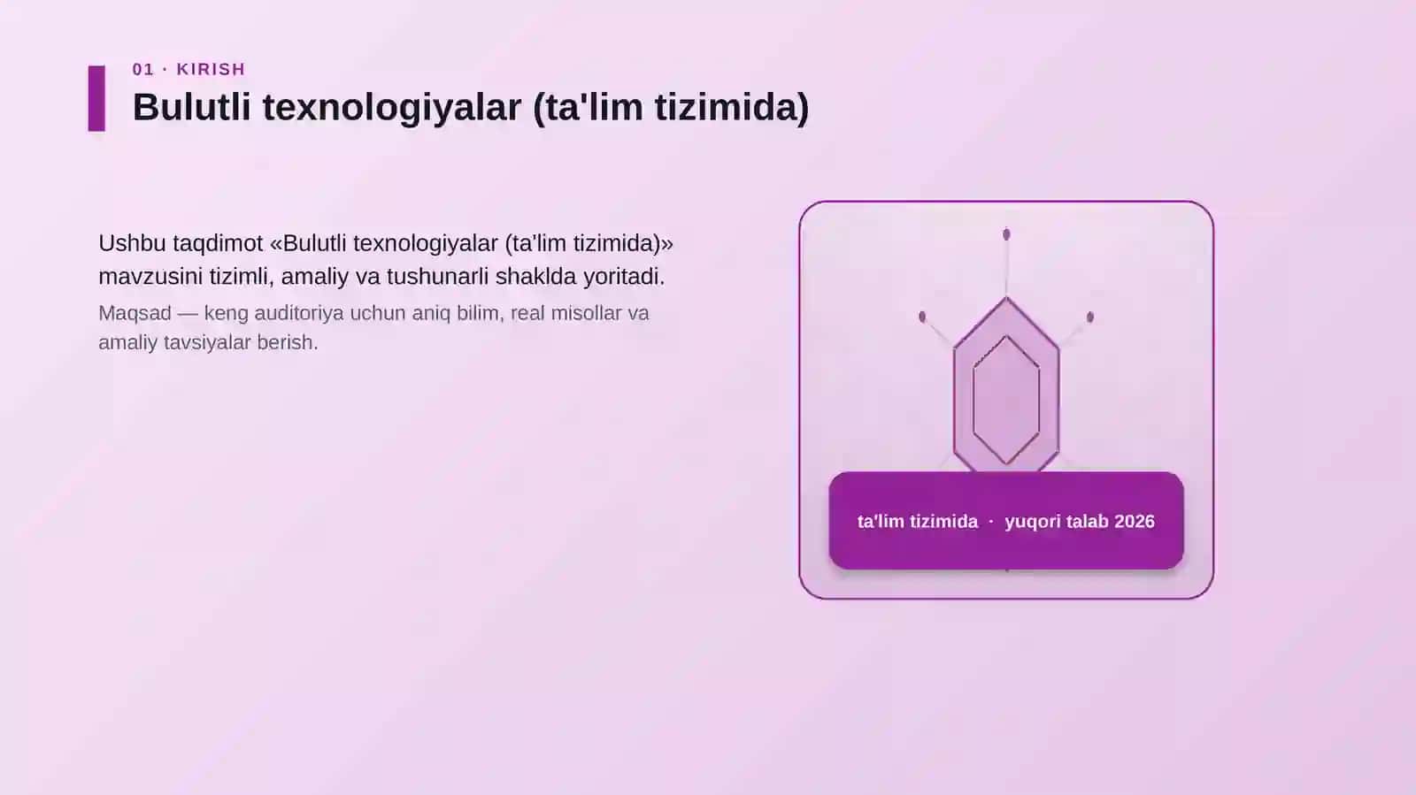 Bulutli texnologiyalar (ta'lim tizimida) 3