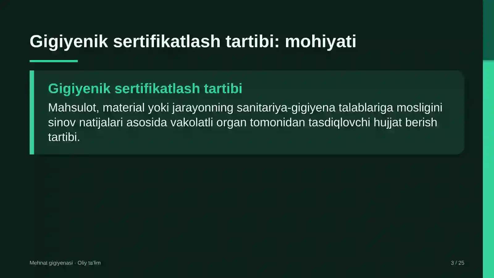 sutchilik fermalarida gigiyenik sertifikatlash tartibi 5064 3