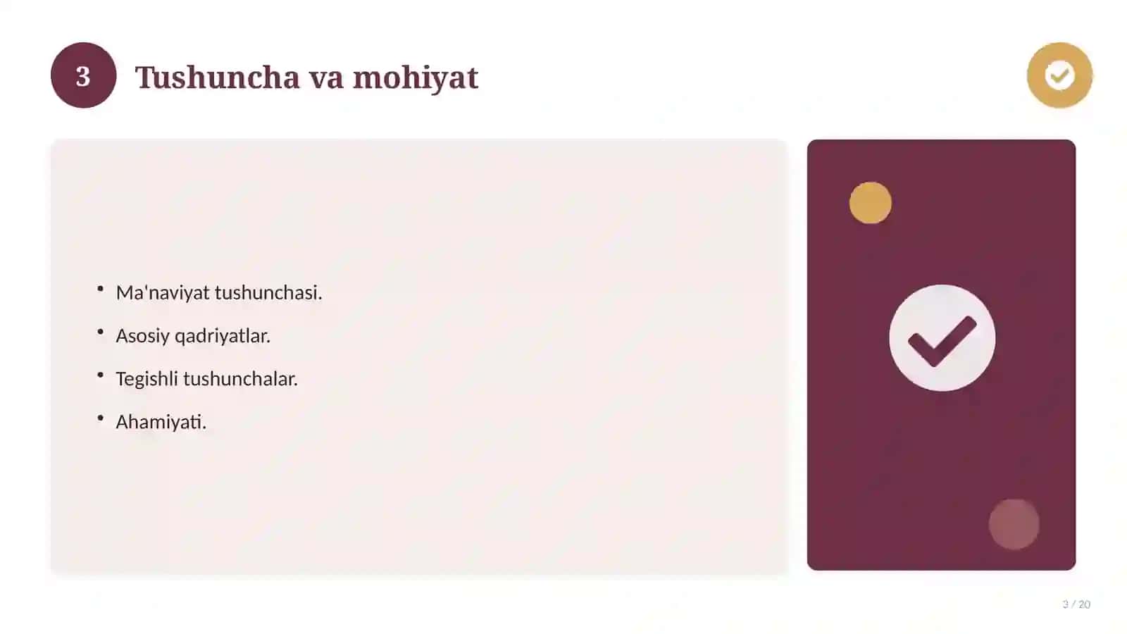 Dinshunoslik: nazariy asoslari, an'anaviy yondashuvda (Magistrlik dissertatsiyasi mavzusi) 3