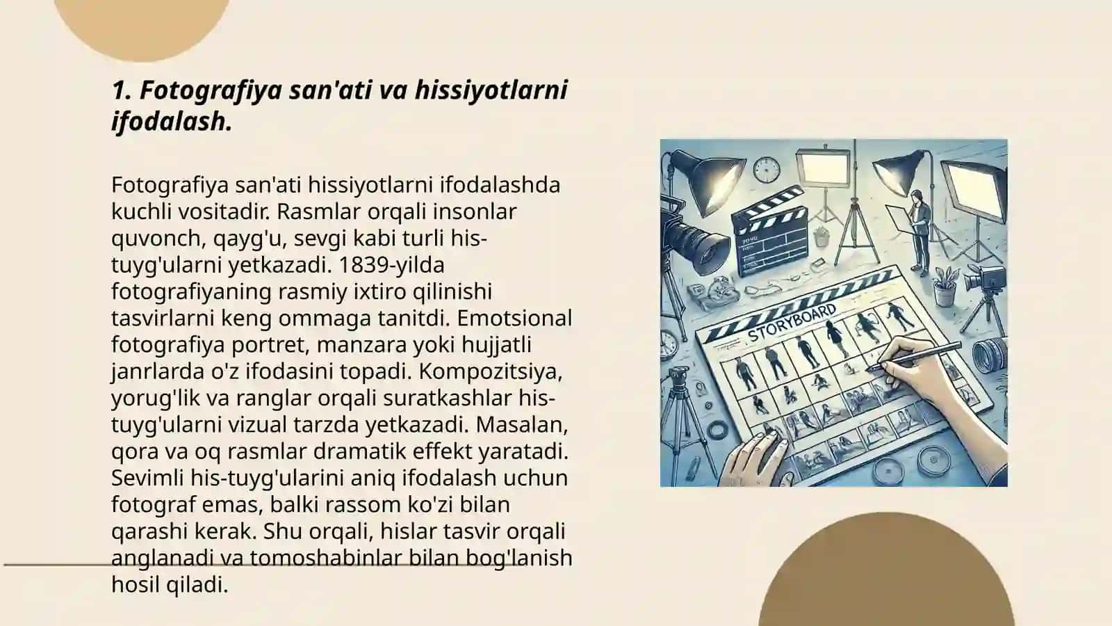 Vizual matn yoki qisqa syujet rejasini tuzish 3