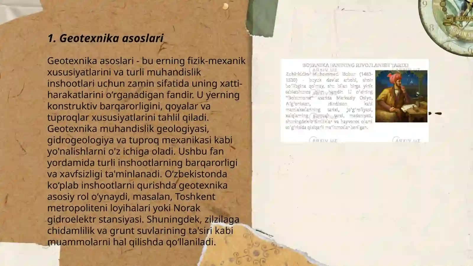 Muxandislik geologiyasi faniga kirish 3