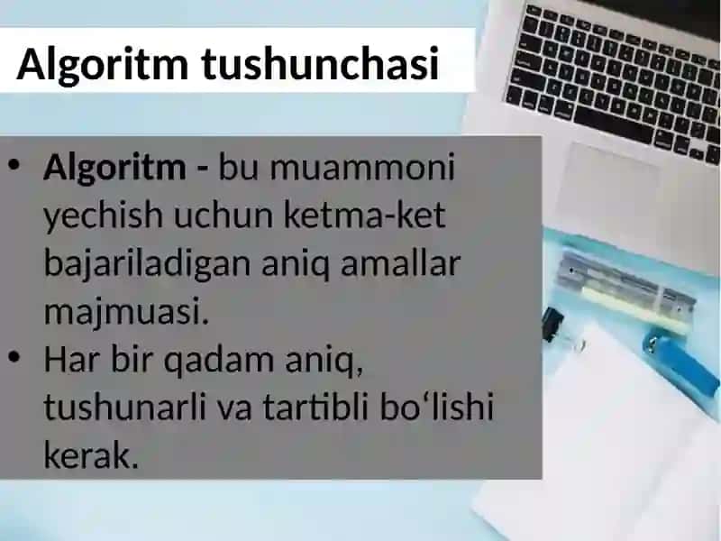 Chiziqli algoritmlar 3