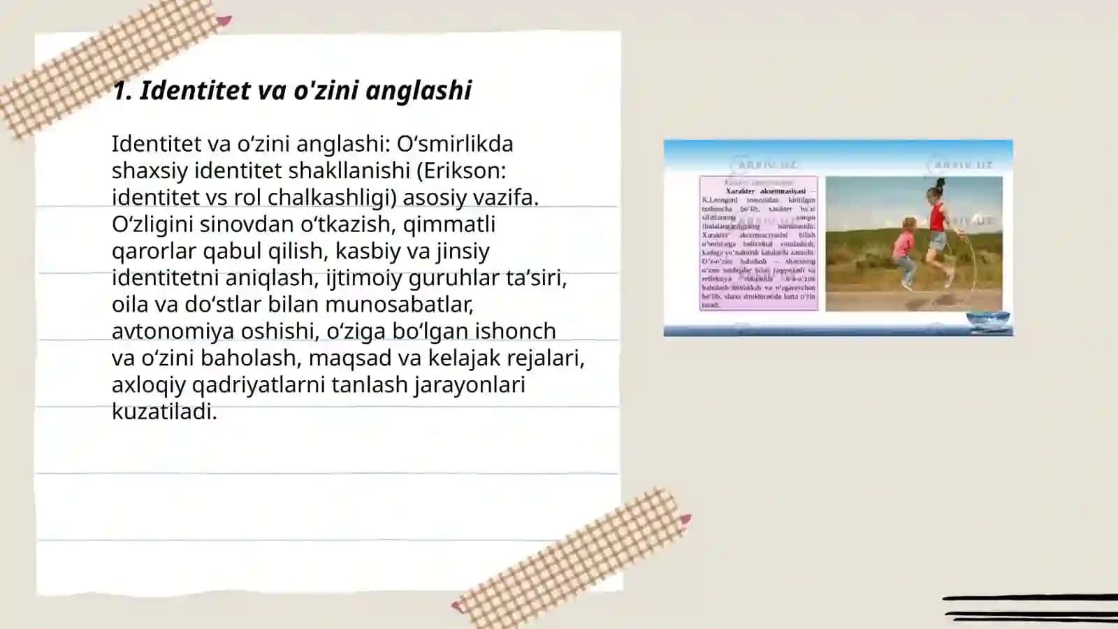 Oʻsmirlik davrida psixik rivojlanish hususiyatlari 3