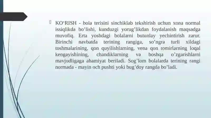 TERINI TEKSHIRISH 3